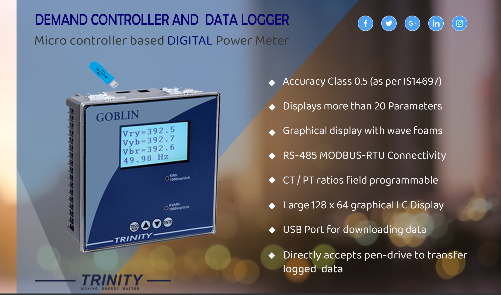 Implementation of wireless data logger to monitor energy in industries